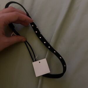 Anthropologie polka dot hair band